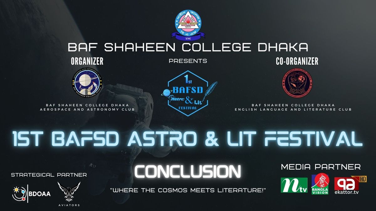 1st BAFSD Astro & Lit Festival-Conclusion 