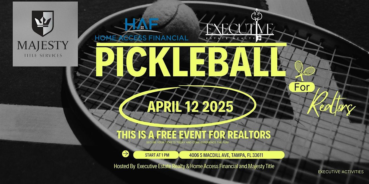 Deals & Dinks: Pickleball Power Hour for Realtors\u00ae