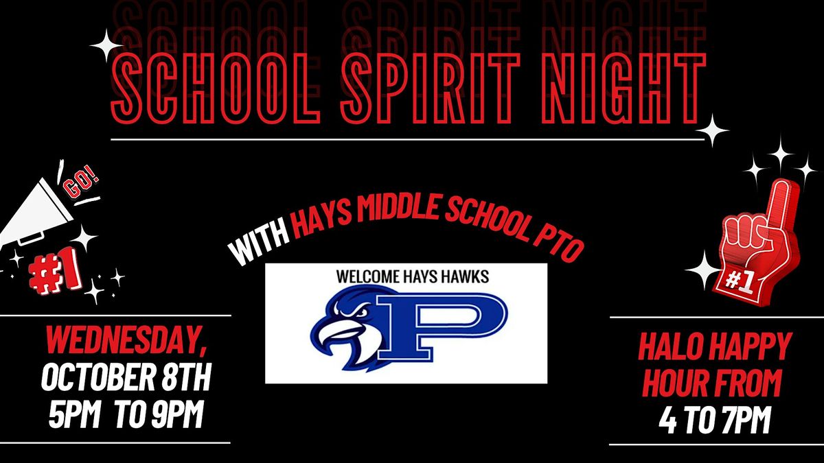 School Spirit Night - Hays Middle School PTO