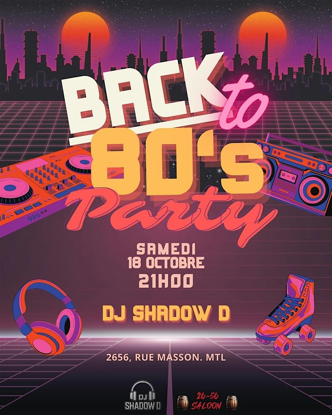 Back to 80's party!
