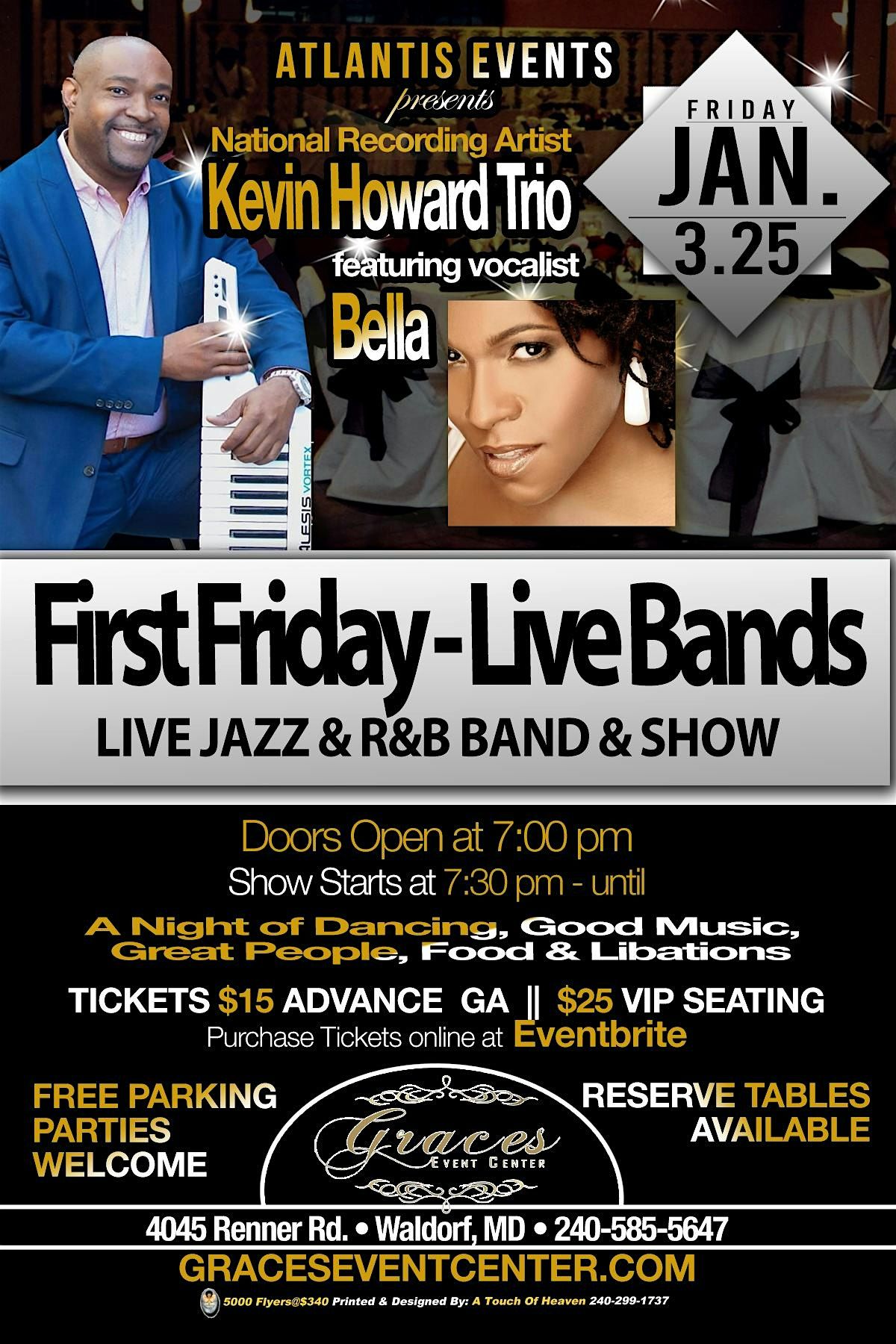 First Friday with Kevin Howard Trio - January 3