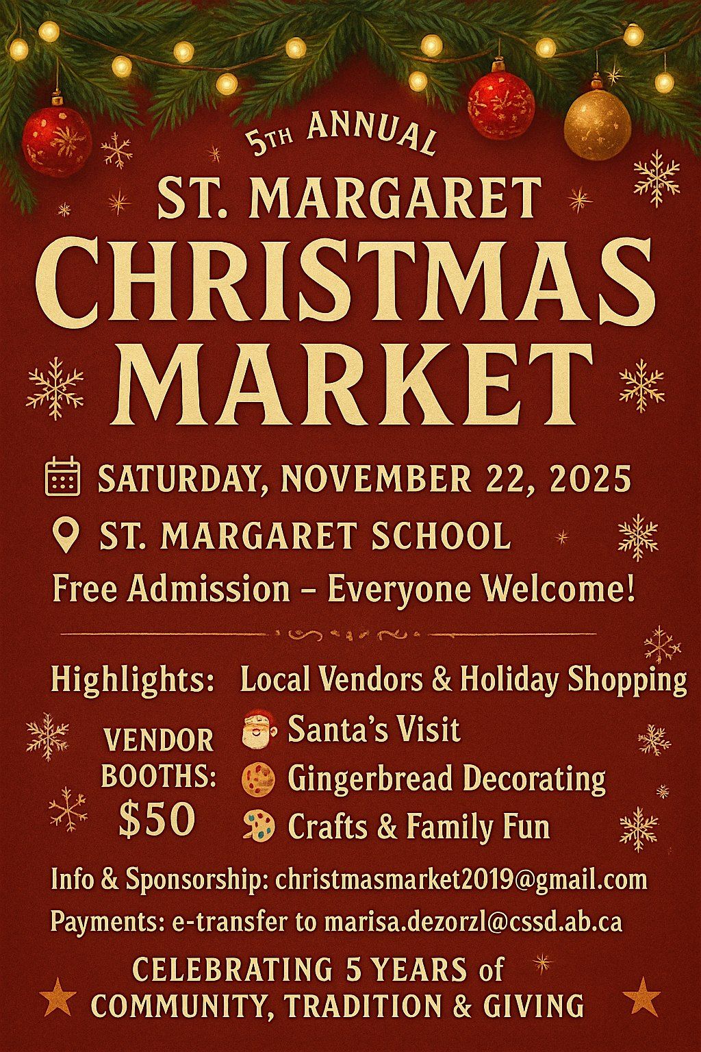 St. Margaret Christmas Market 2025