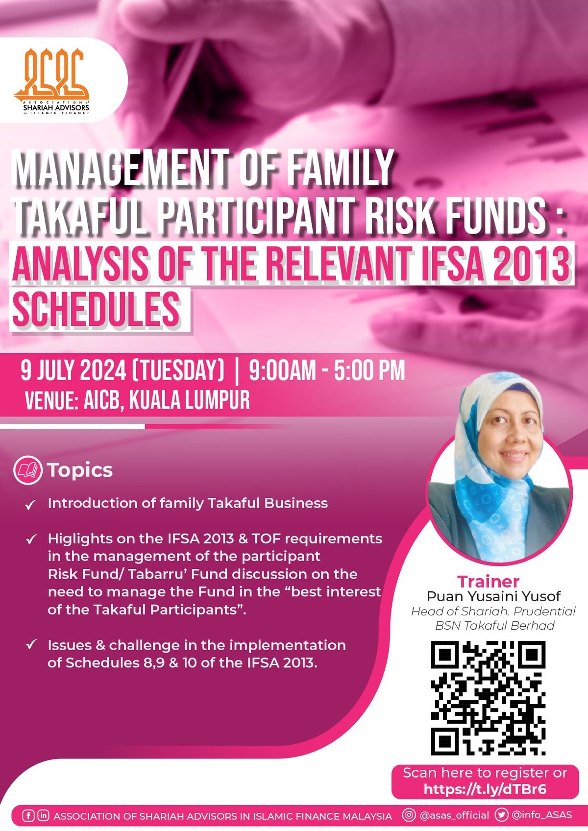 MANAGEMENT OF FAMILY TAKAFUL PARTICIPANT RISK FUNDS: ANALYSIS OF THE RELEVANT IFSA 2013 SCHEDULES.