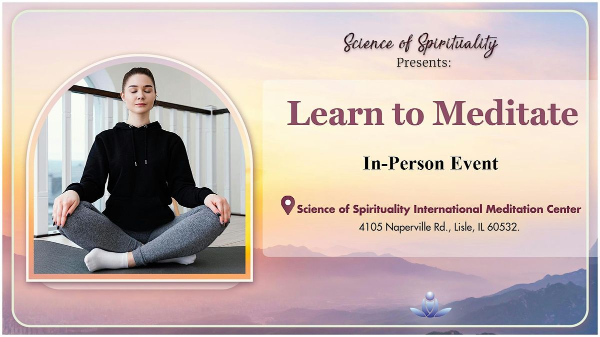 Learn to Meditate