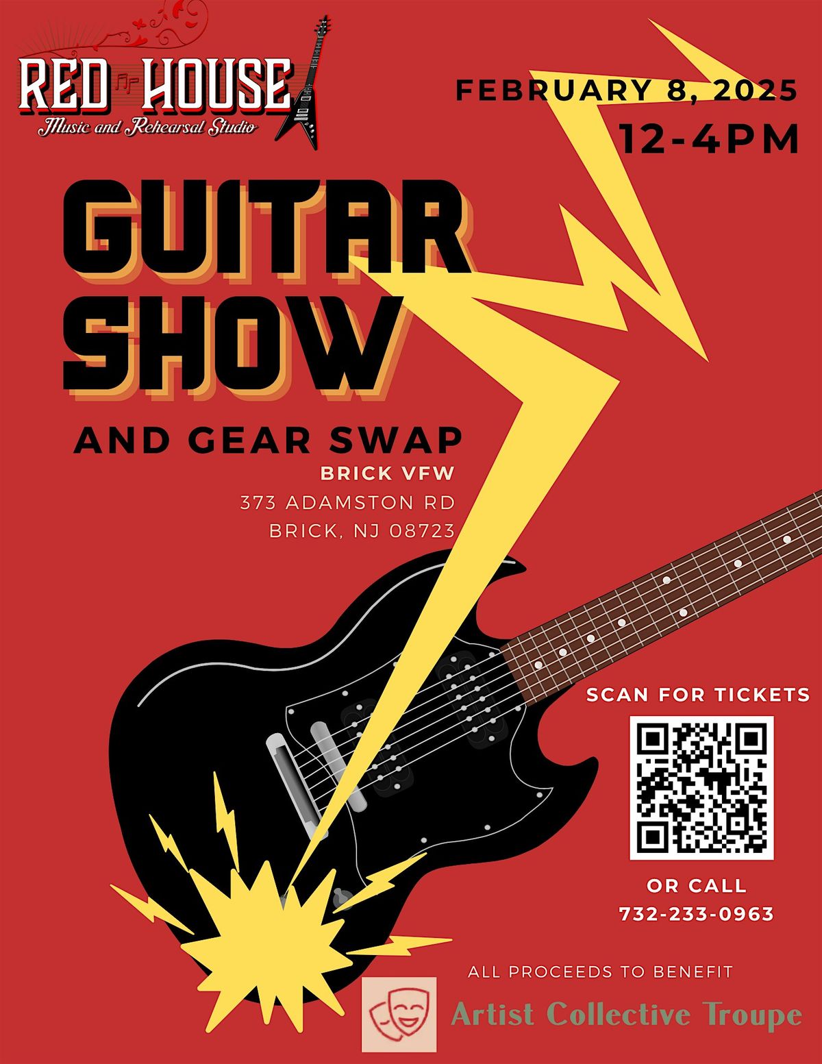 Red House Music Studio Guitar Show and Gear Swap