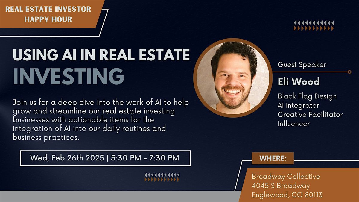 Using AI in Real Estate Investing w\/ Guest Speaker Eli Wood