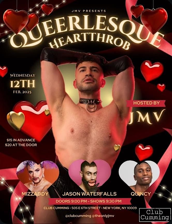 JMV Presents QUEERLESQUE: Heartthrob