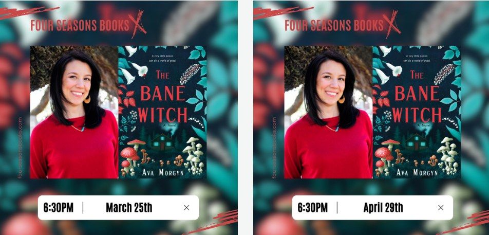 The Bane Witch with author Ava Morgyn