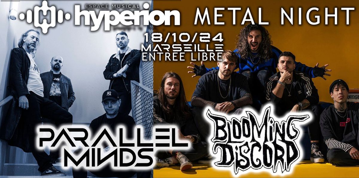 BLOOMING DISCORD x PARALLEL MINDS @ESPACE HYPERION