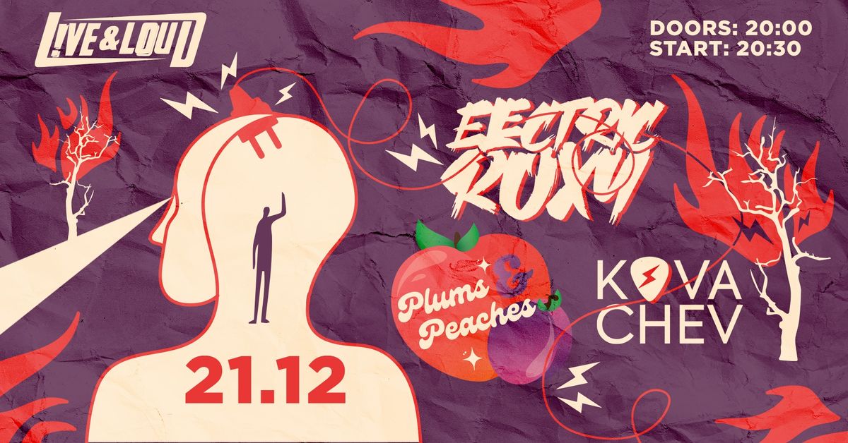 Rocking X-mas with Electric Roxy x Kovachev x Plums&Peaches at Live&Loud