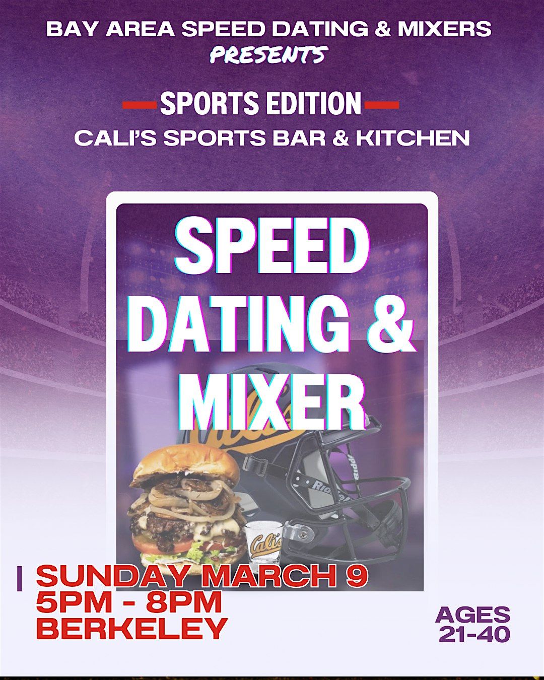 SPEED DATING & MIXER I Ages 21-40 I Sports Edition