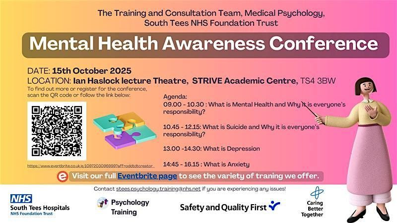 Mental Health Awareness Conference- October 15th 2025