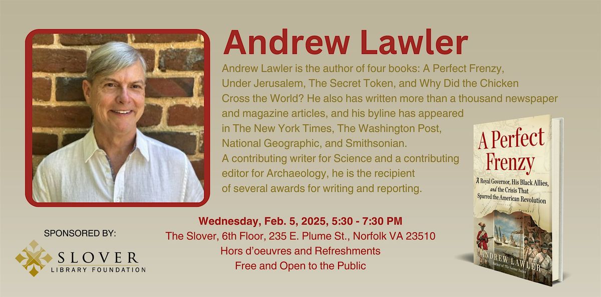 Author Talk with Andrew Lawler