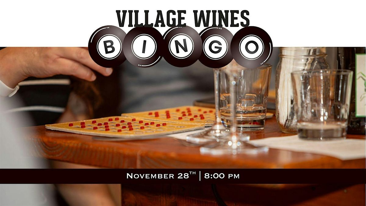 Village Wines Friday Night Bingo