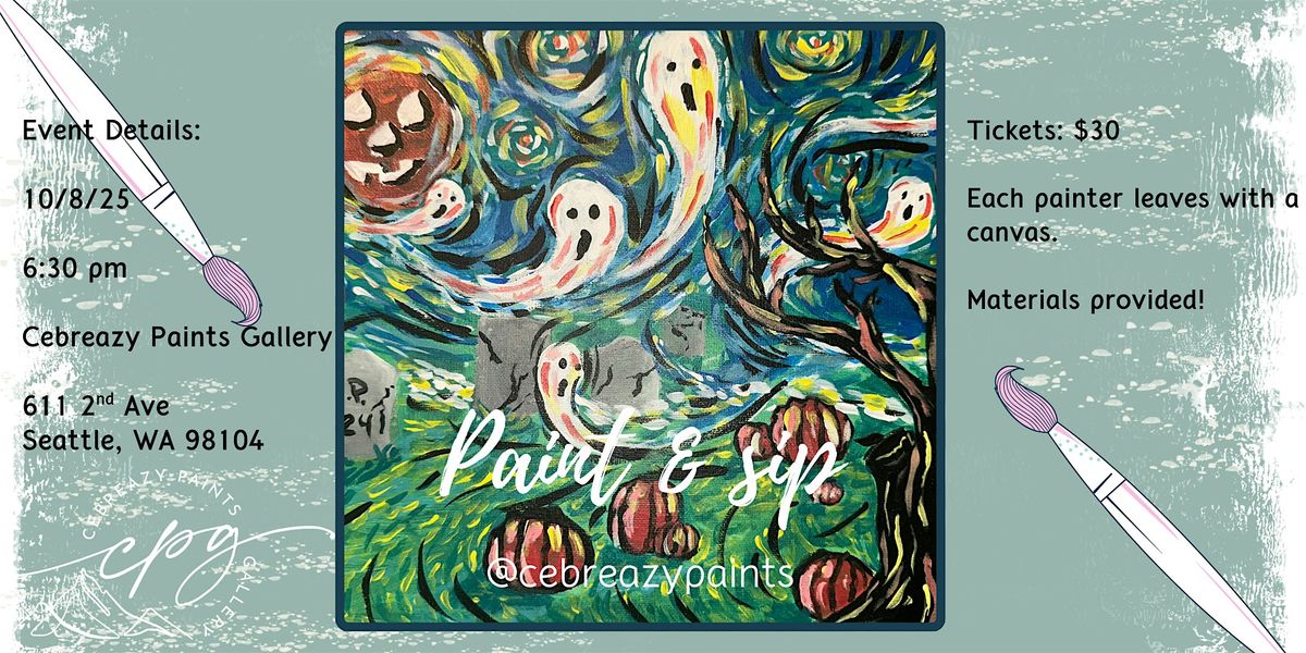 Spooky Paint Party