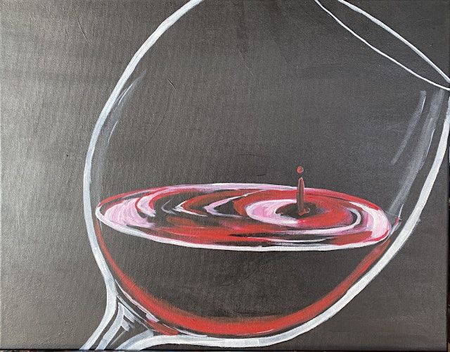 Join us for this fun Red Wine Paint & Sip Painting Event!