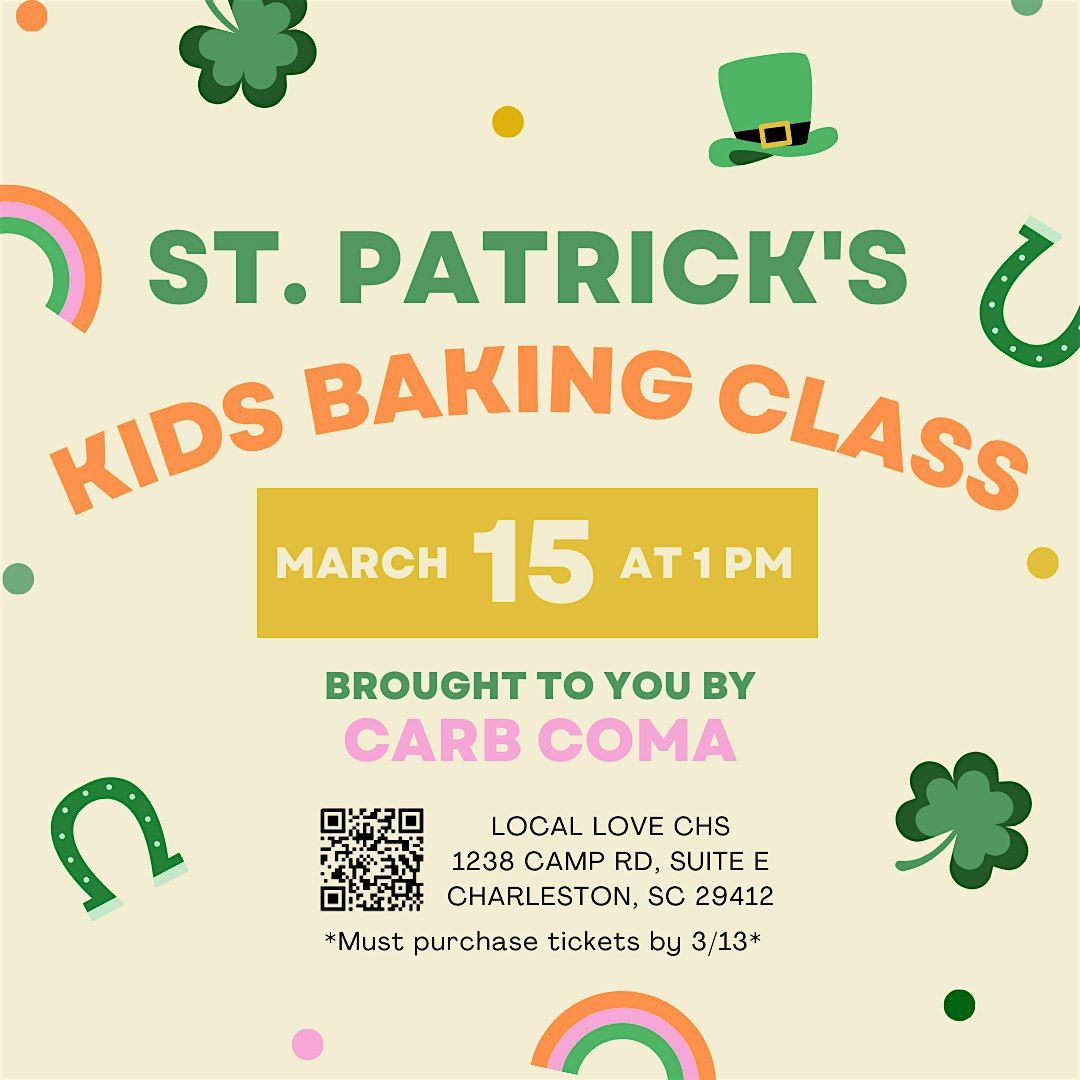 St. Patrick\u2019s Kids Baking Class