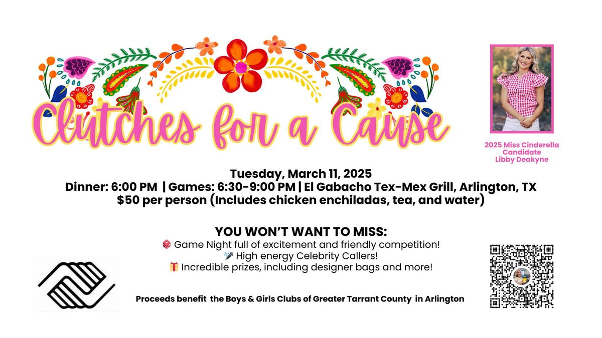 Clutches for a Cause: fun, food, and fabulous prizes!