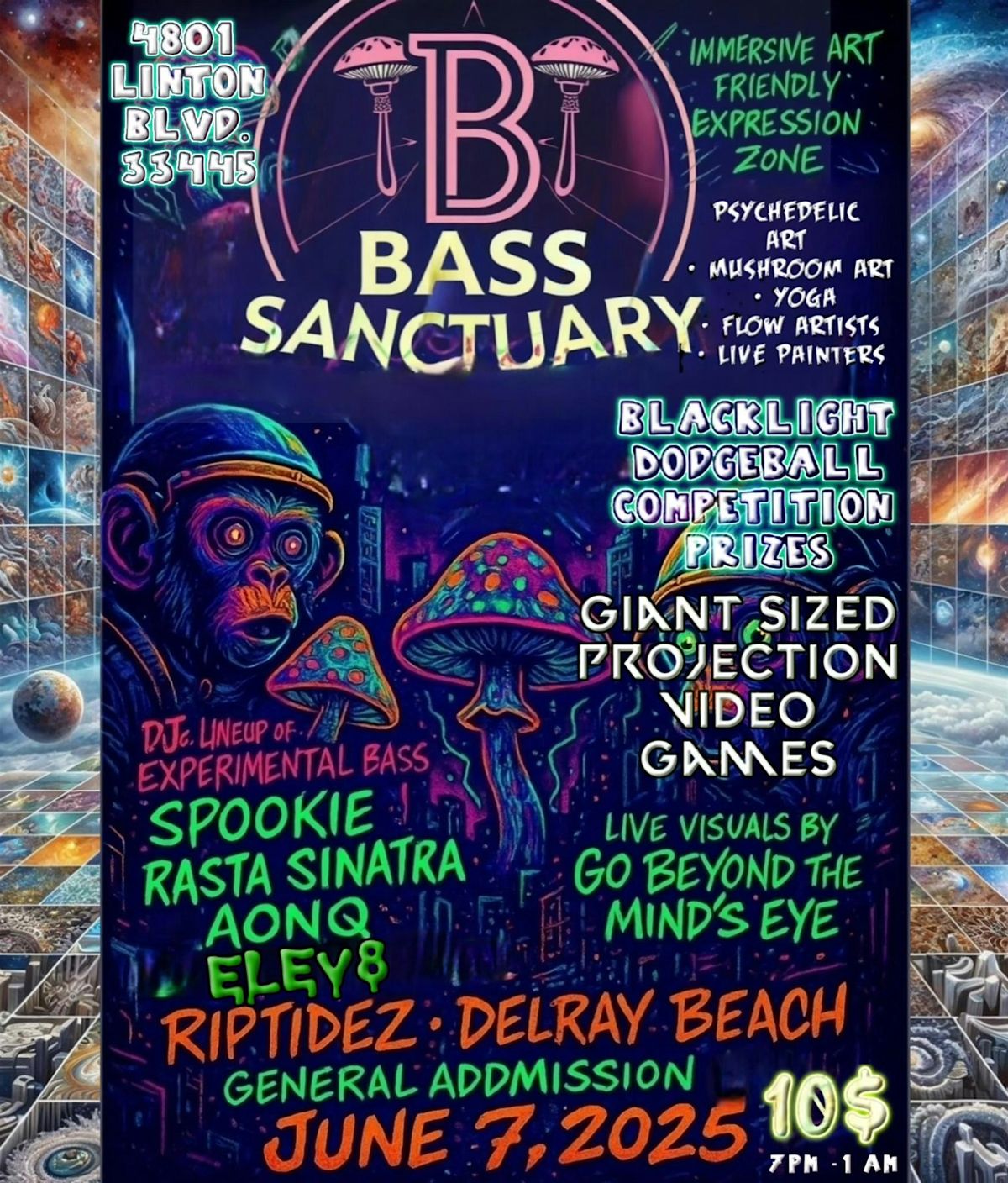 Bass Sanctuary - Immersive Psychedelic Art Experience