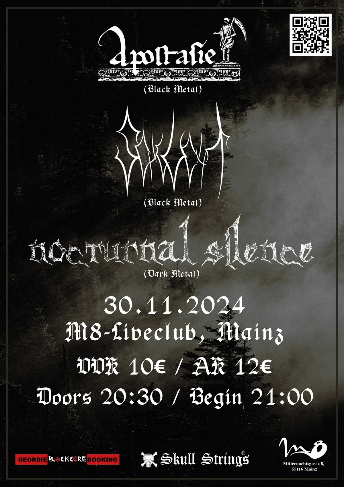 APOSTASIE \/ SCHLVCHT \/ NOCTURNAL SILENCE