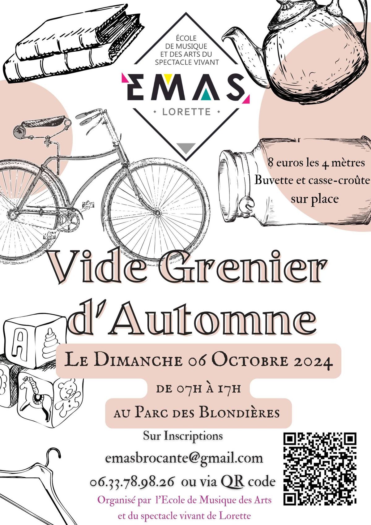 Vide grenier d'automne par l'EMAS