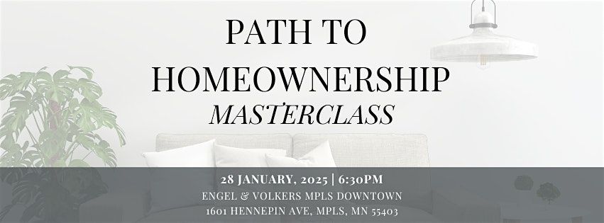 Path To Homeownership Masterclass