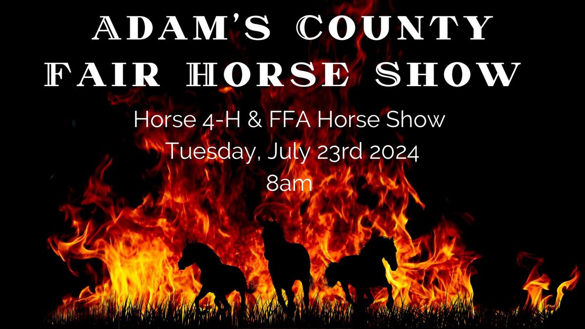 Adam\u2019s County Fair Horse Show 