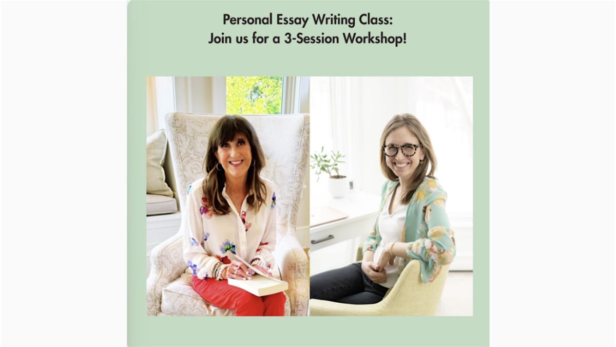 Personal Essay Writing Class with Jennifer Cramer-Miller and Emma Nadler