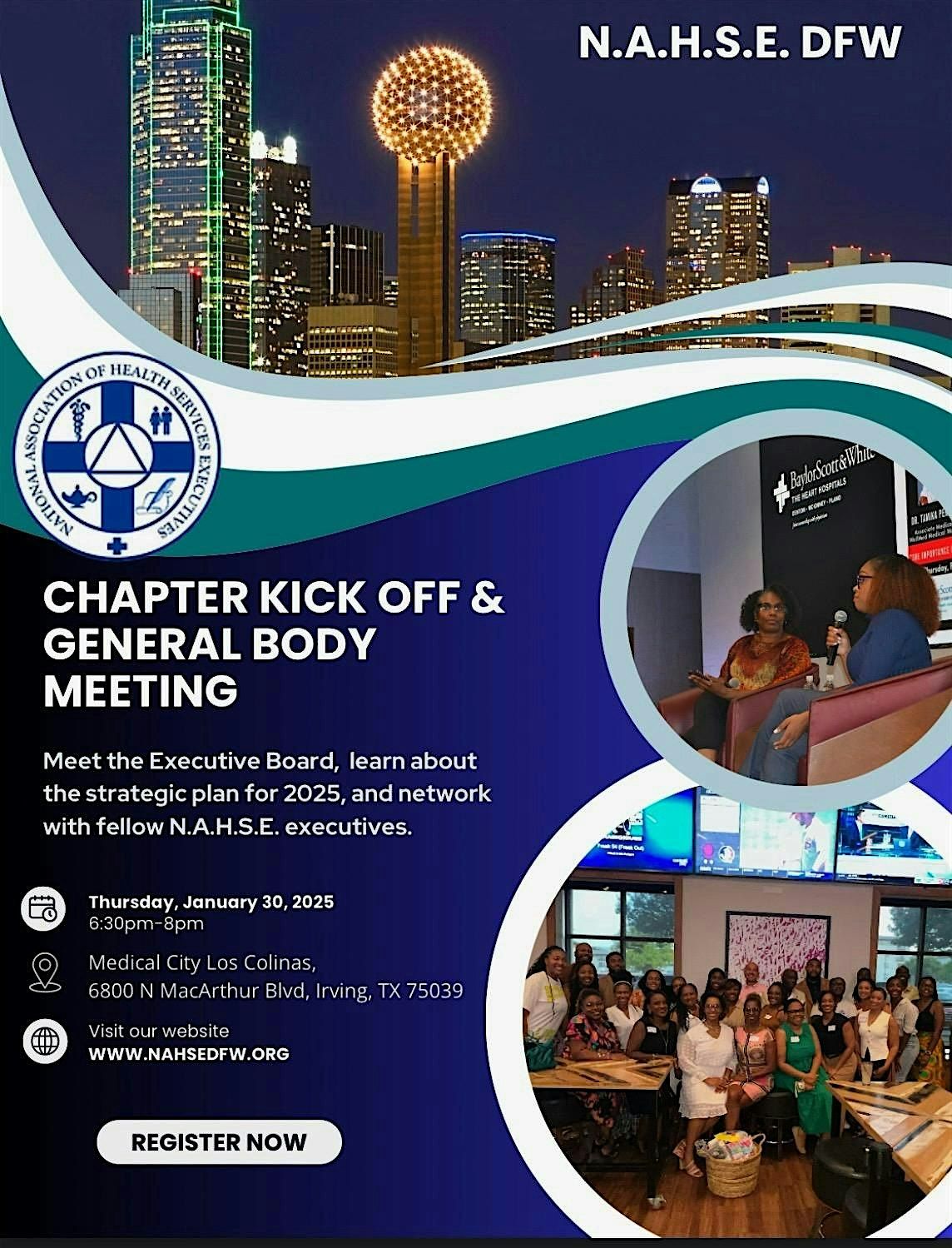 NA.H.S.E. DFW 2025 Chapter Kickoff and General Body Meeting