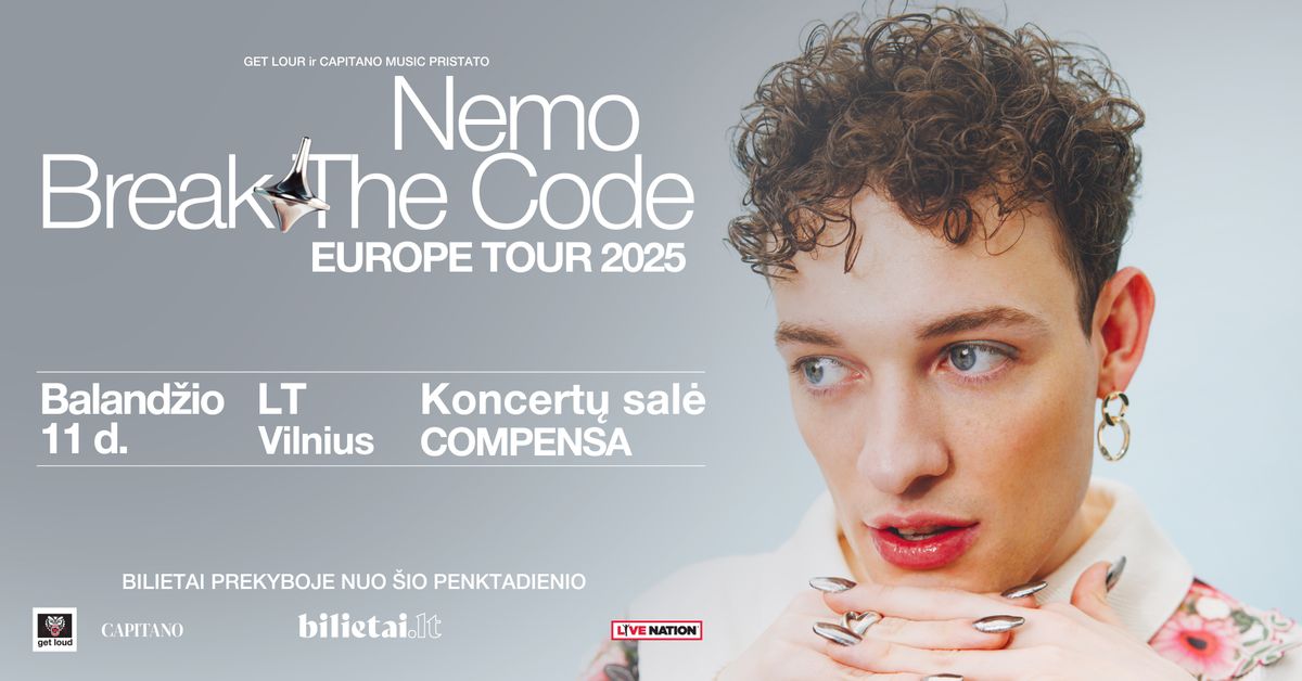 NEMO - Break the Code Europe Tour - Vilnius