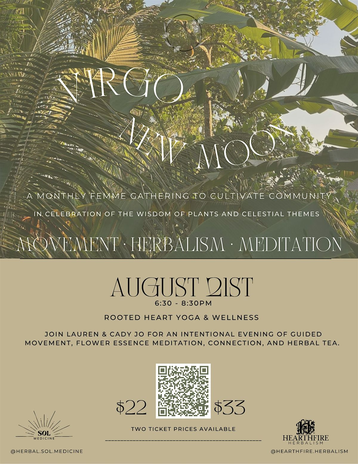 Virgo New Moon Circle