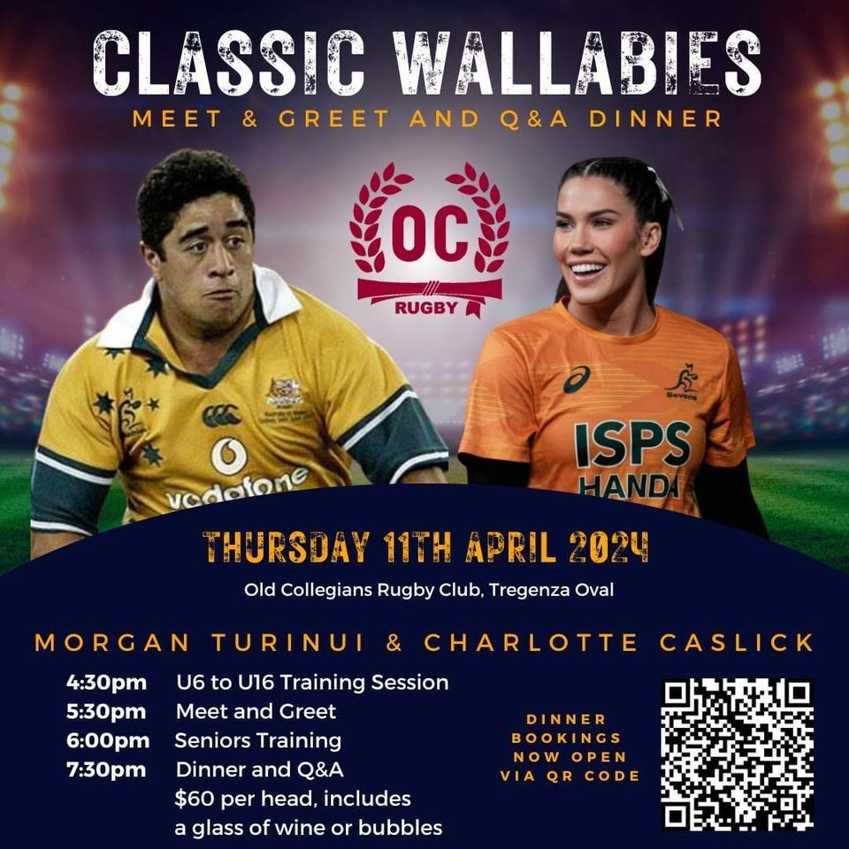 Training and Dinner with Morgan Turinui and Charlotte Caslick 