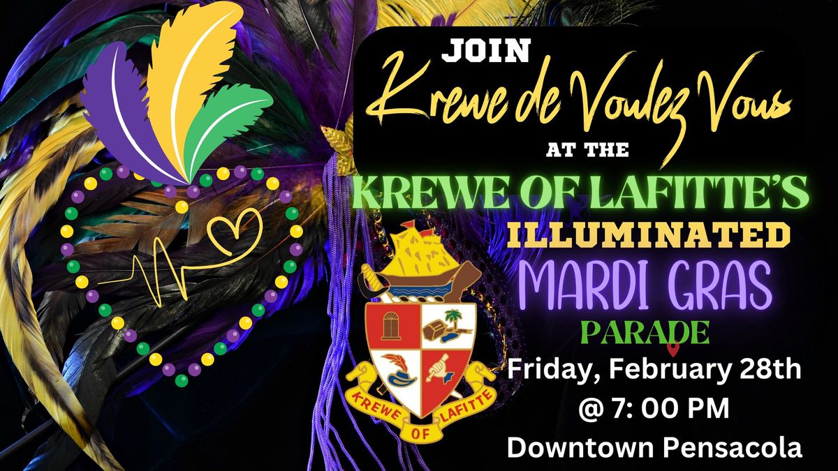 KDVV @ the Krewe of Lafitte's Illuminated Mardi Gras Parade