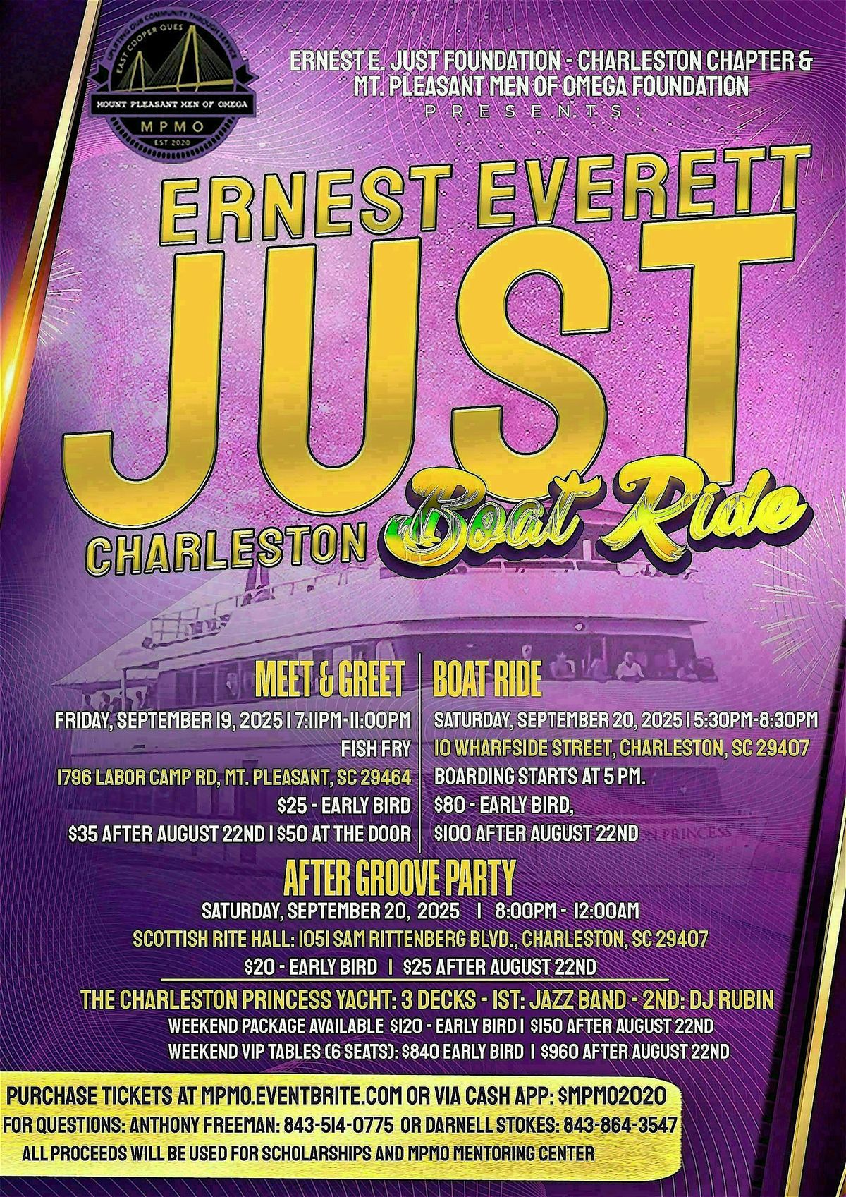Ernest E. Just Charleston BoatRide 2025 - E. E.Just Fdn & MPMO