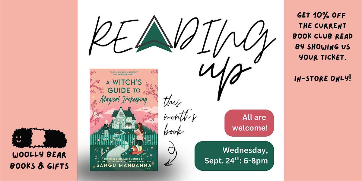 BOOK CLUB: Reading Up (Monthly Meeting)