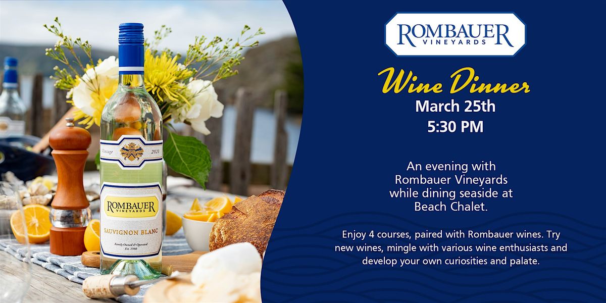 Rombauer Wine Dinner