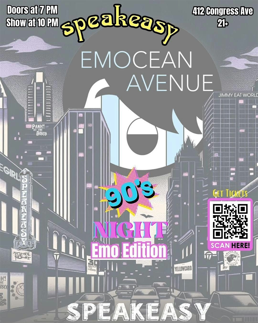 Speakeasy 90's Night: Special Emo Edition Featuring EMOcean Avenue
