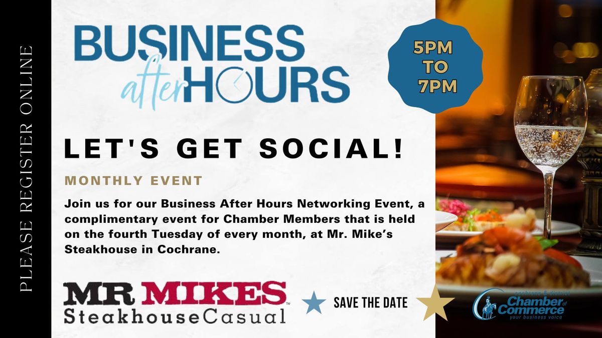 Business After Hours - Monthly Meet Up