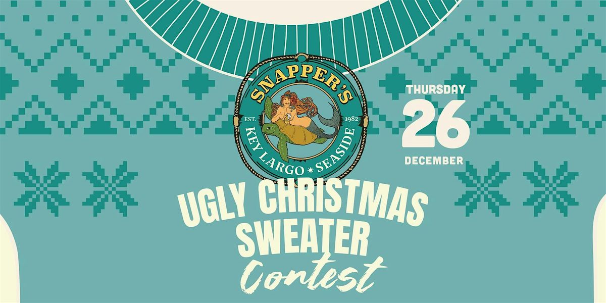 Ugly Sweater Contest at Snapper's