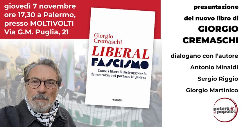 Presentazione del nuovo libro di Giorgio Cremaschi