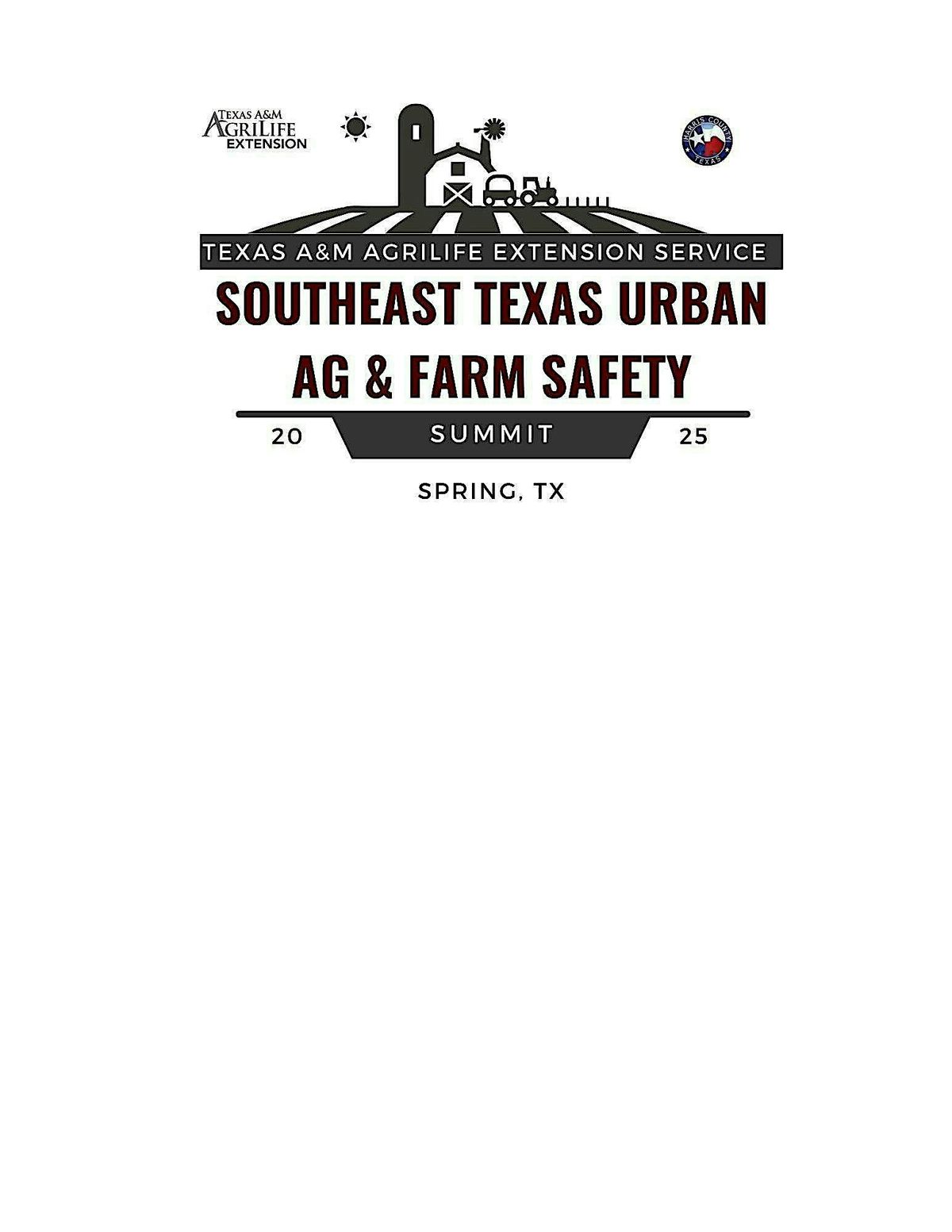 Sponsor Opportunity  2025 Southeast Texas Urban Ag & Farm Safety Summit