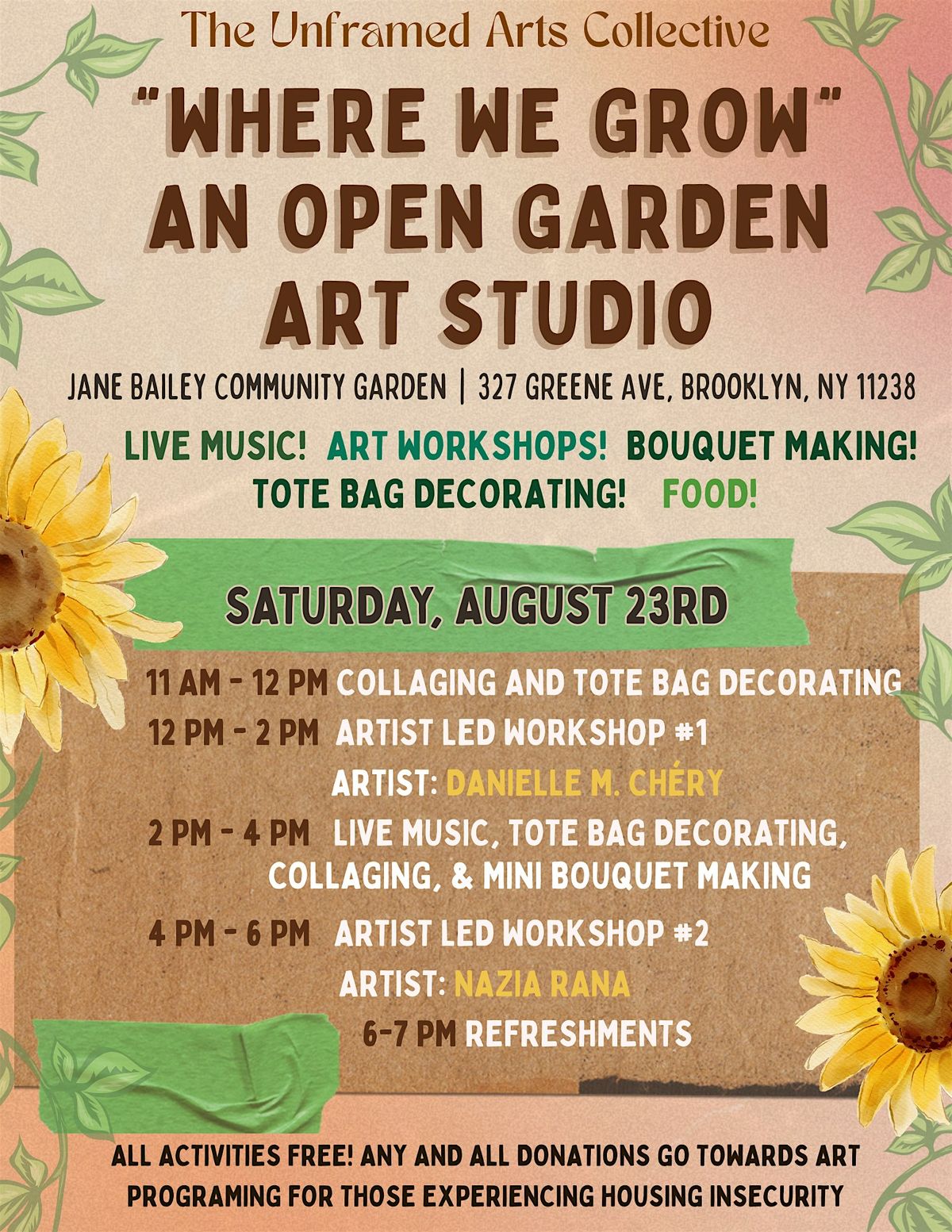 "Where We Grow" - An Open Art Garden Studio
