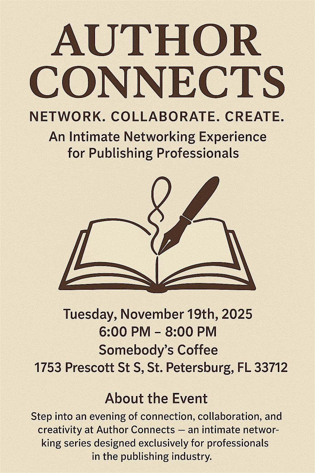 Authors Connect - Networking Series for Publishing Industry
