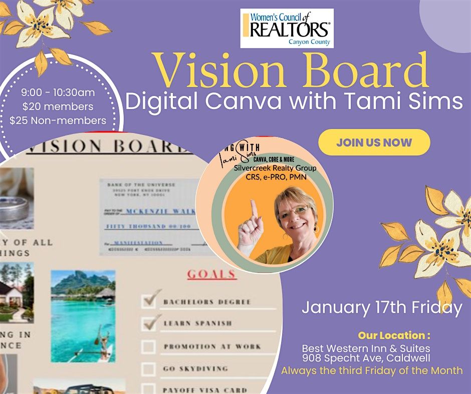 Digital Vision Board with Tami Sims