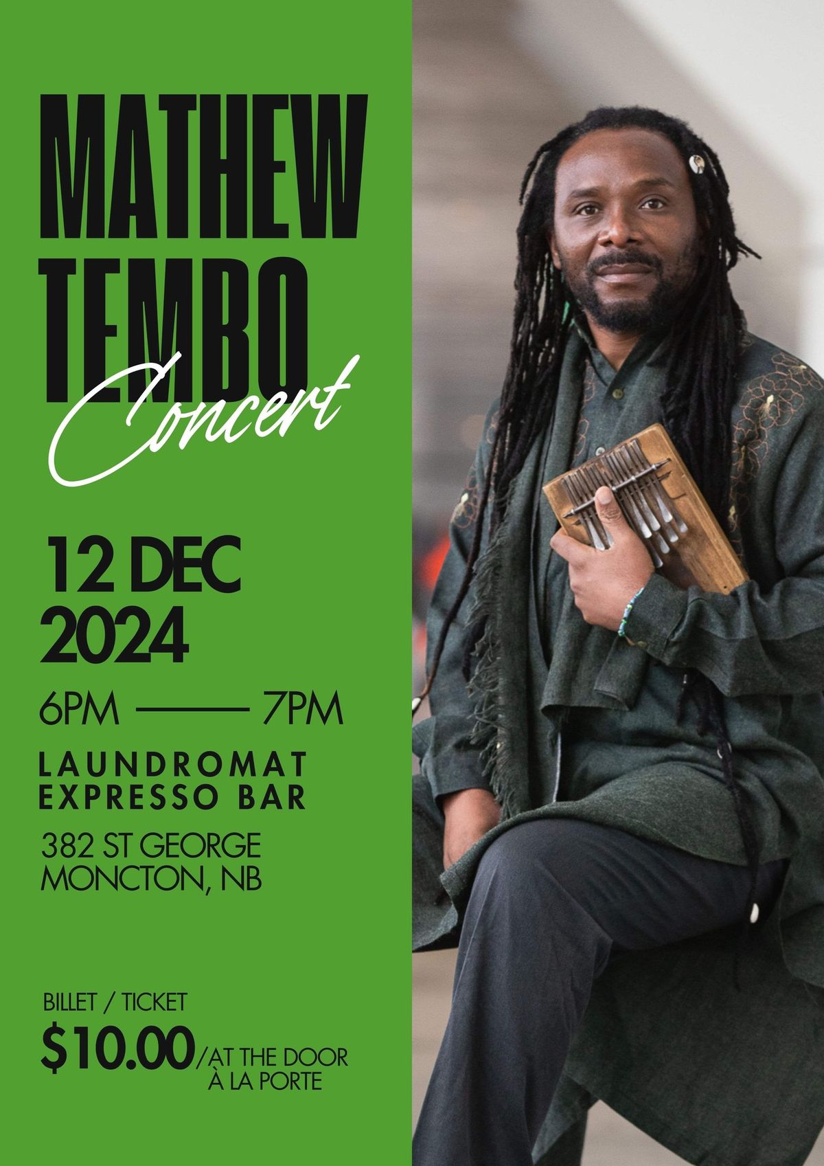 Mathew Tembo Concert at the Laundromat Expresso Bar