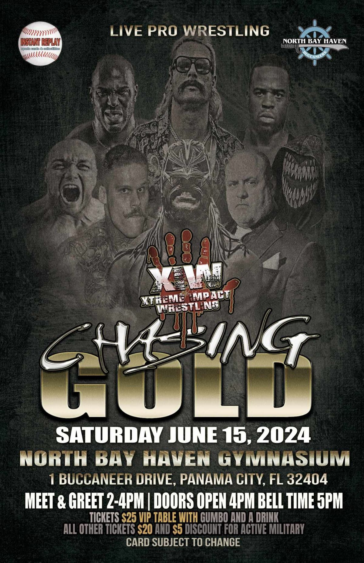 Live Pro Wrestling returns to Panama City, Fl. with XIW at North Bay Haven
