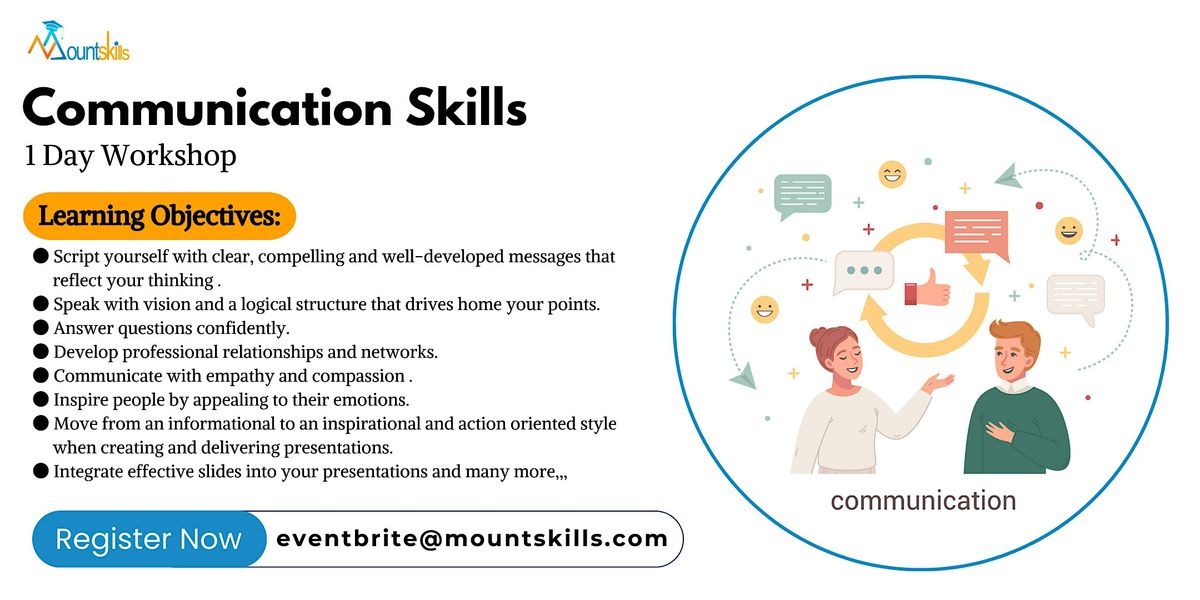 Communication Skills 1 Day Workshop in Charlotte, NC  on Nov 22nd, 2024