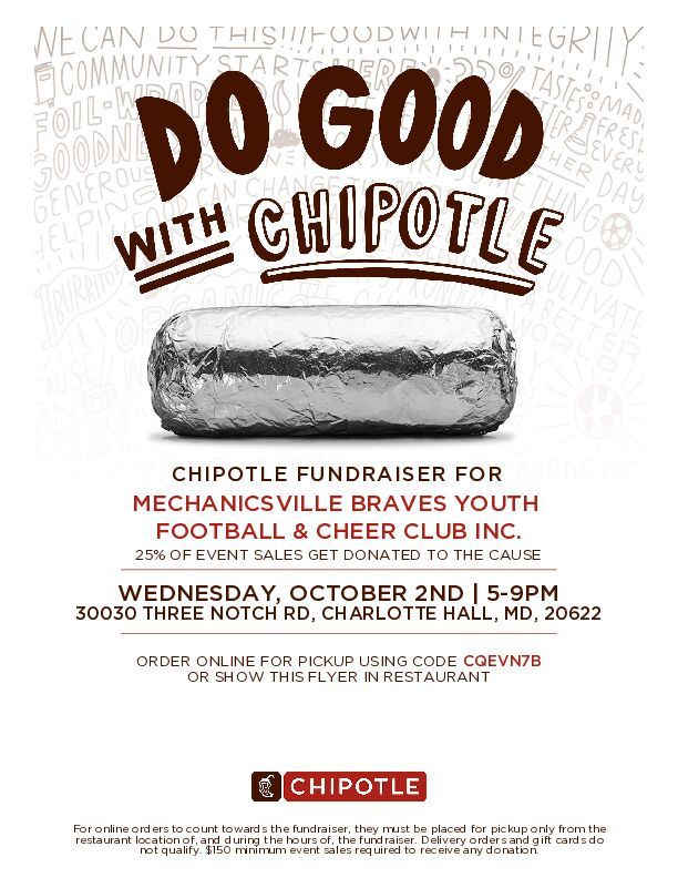 Braves Chipotle Spirit Night