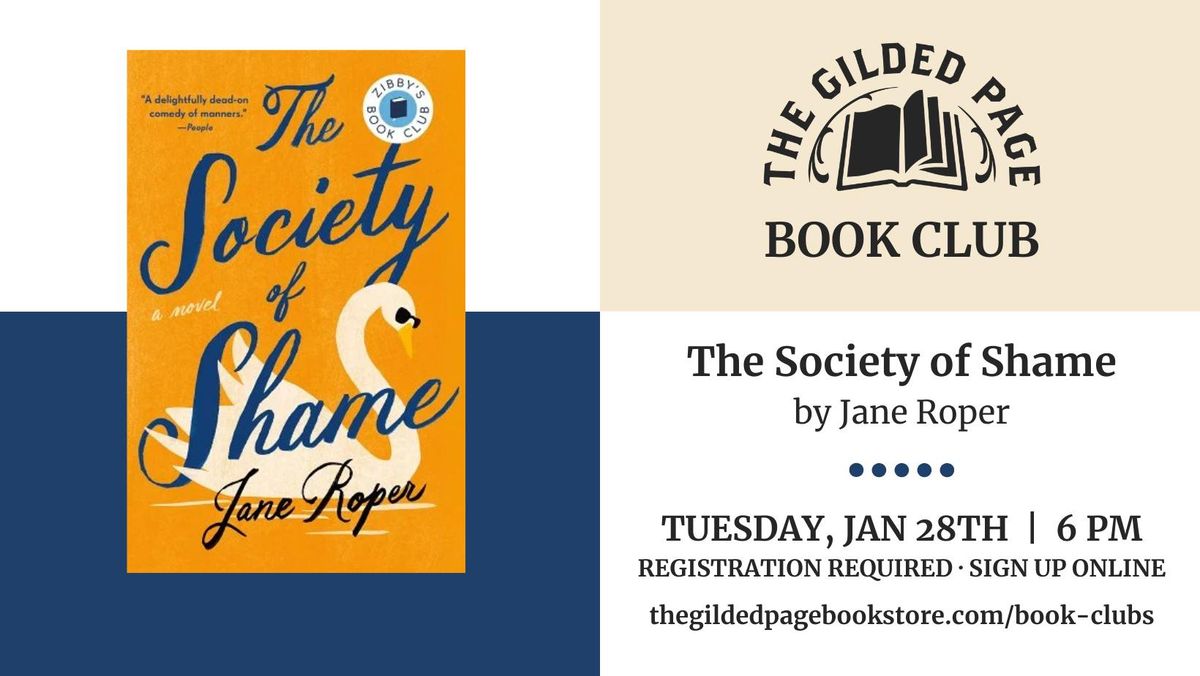 The Gilded Page Book Club: The Society of Shame