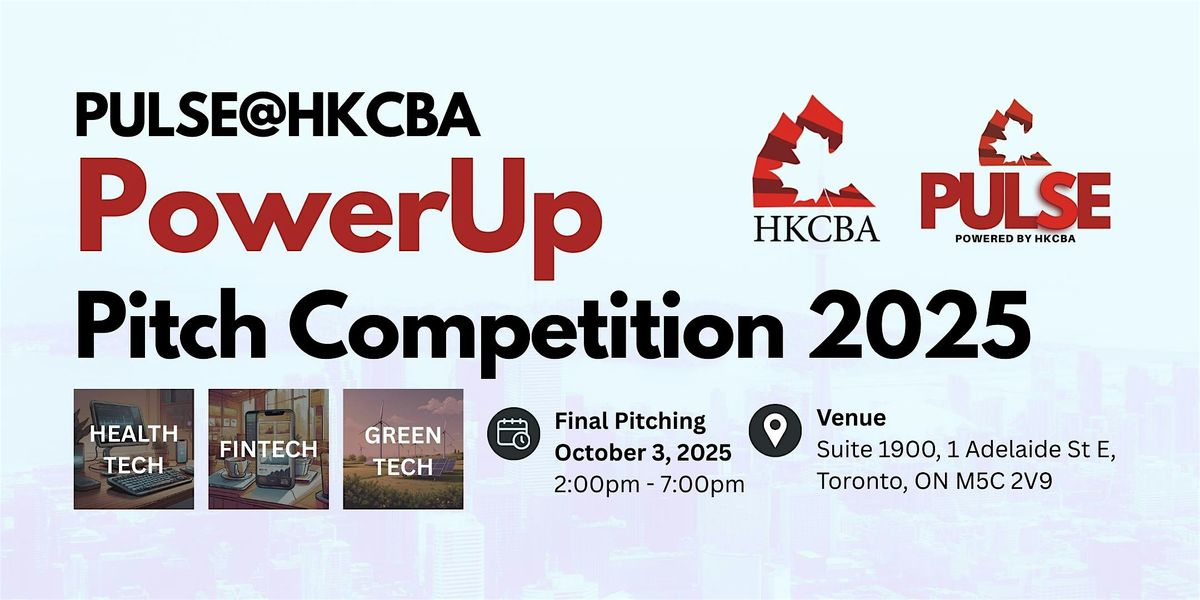 PULSE@HKCBA PowerUp Pitch Competition 2025